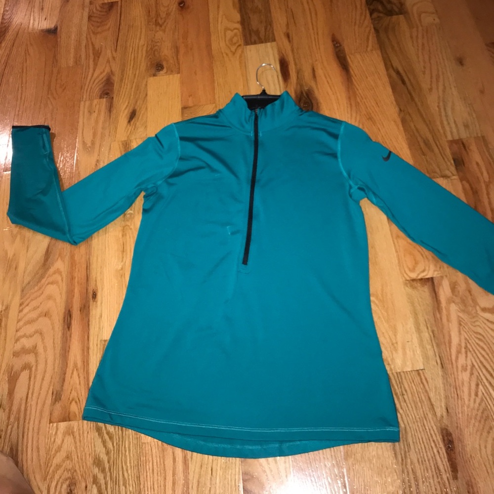 Nike blue/green running pullover